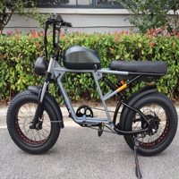Fatbike Cycle Retro E-Bike Hybrid Mountain Dirt Bicicleta 20 Ah 48V/60V 500W Motor  Electric Bicycle 48V 500W Electric Bike
