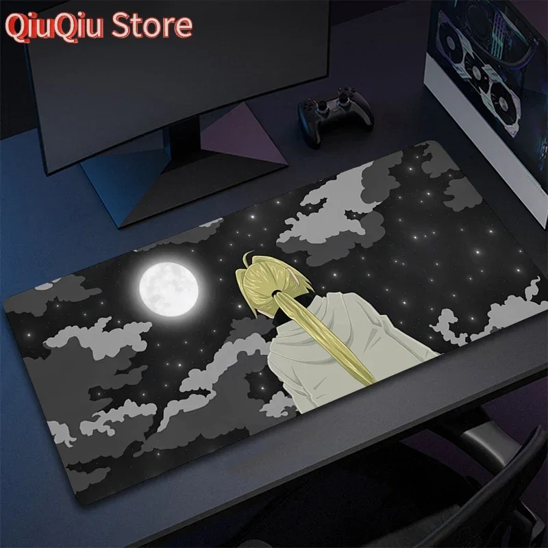 

Fullmetal Alchemist Mouse Pad Gaming XL HD Custom Home Mousepad XXL keyboard pad Anti Slip Office Carpet Soft Computer Table Mat