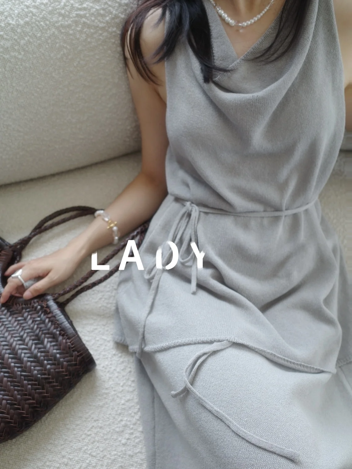 

Комплект LadyChi: шелковый топ с драпировкой и юбка с высокой талией, асимметричный, для офиса, летняя коллекция