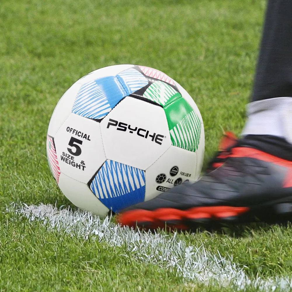 공식 사이즈 5 축구공 TPU 소재 부틸 블래더 미끄럼 방지 그립 전천후 방수 공기 밀폐형 프로 경기용