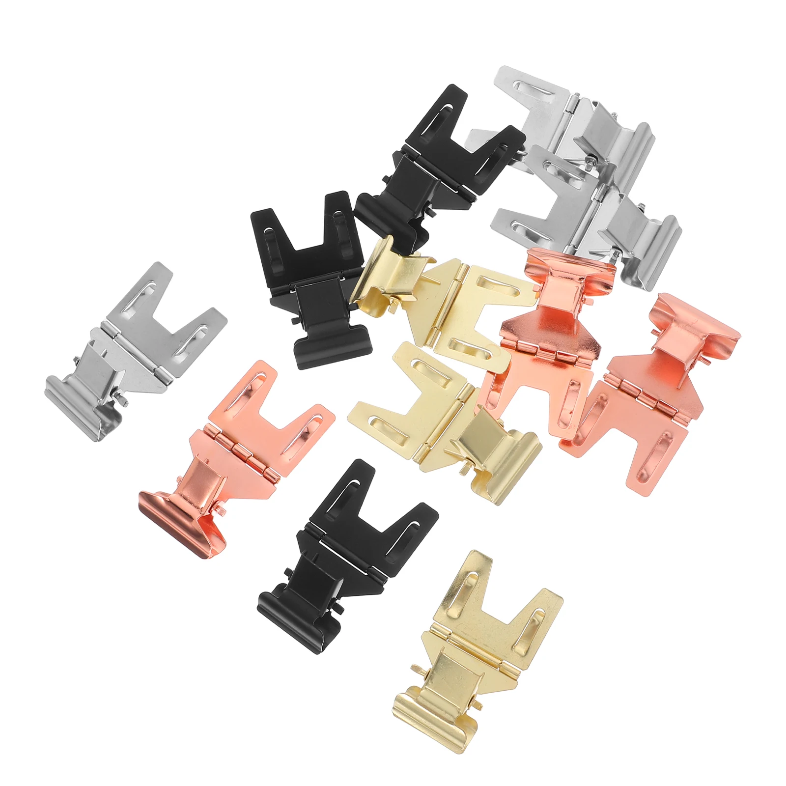 

12 PCS Metal Tag Clip Sign Holder Bin Signs Merchandise Labels Clips for Shelves Iron Card