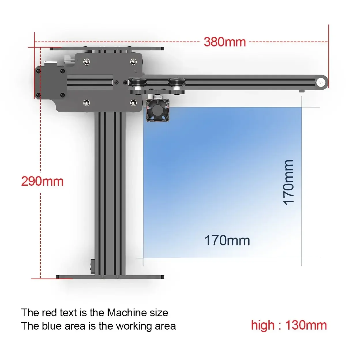 NEJE 3 30/50/80W Laser Engraving Machine Engraver High-speed Industrial-grade Carving Precision 170*170mm
