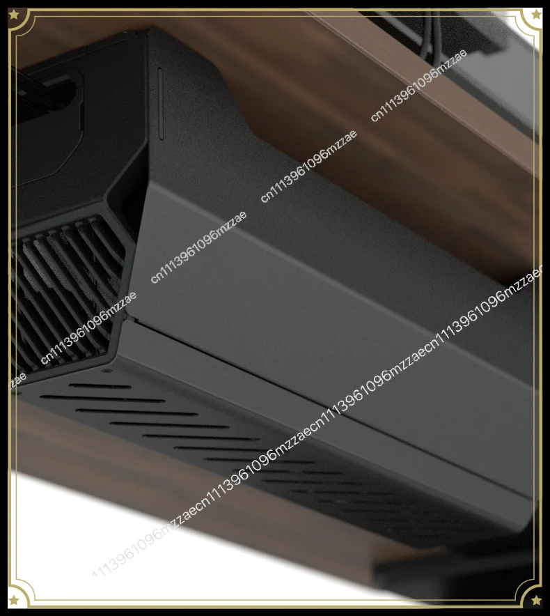 Under Desk Plug in Board High Carbon Steel Cable Management Box Wire Socket Organizer Storage Hub for Office Home