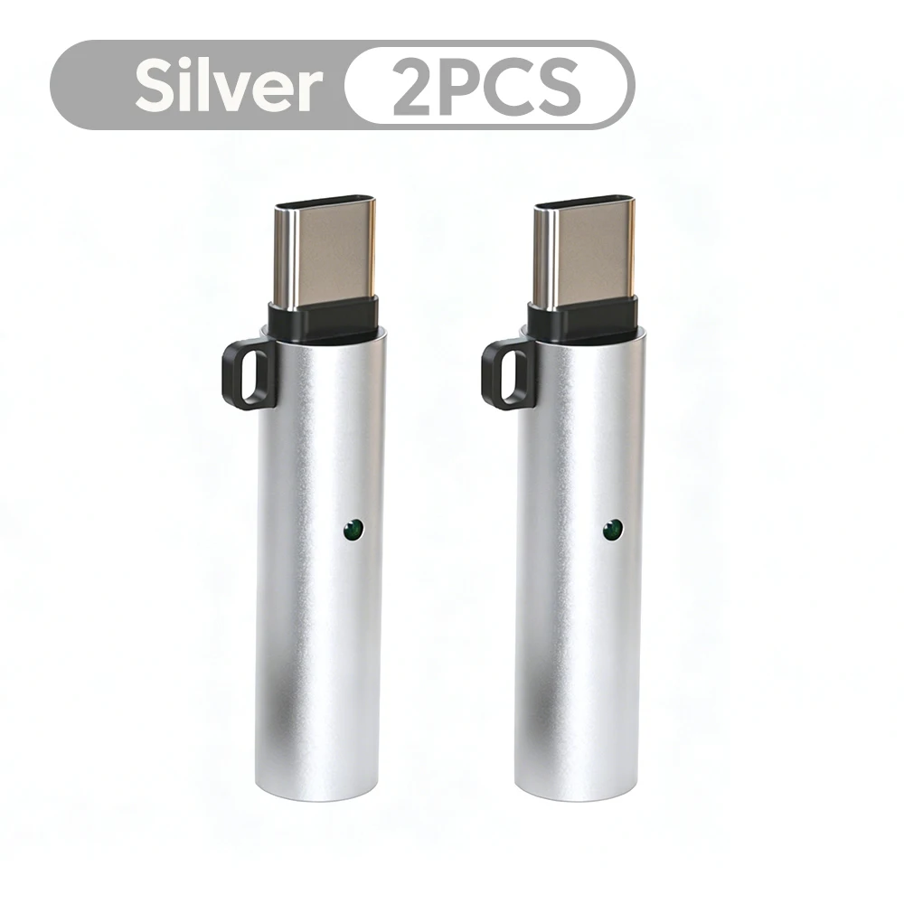 Tragbares Mini Typ-C Handy-Zigarettenanzünder Outdoor-Sicherheits-Luftgebläse USBC Zigarettenanzünder-Adapter für iPhone Samsung