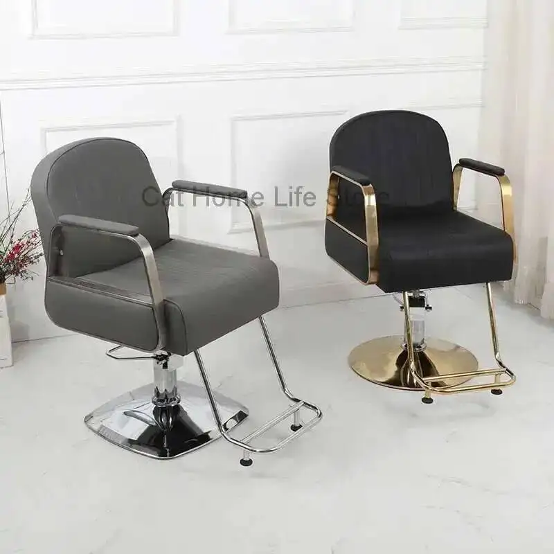 

Pedicure Aesthetic Hairdresser Chair Professional Vintage Barber Chair Beauty Salon Rolling Silla Barberia Tattoo Furniture