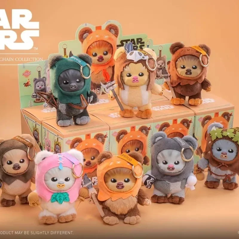 

Hot Toys Ewok Cosbi Keychain Pre Sale Cute Action Doll Blind Box Mini Figure Children's Birthday Gift Collectible Toys