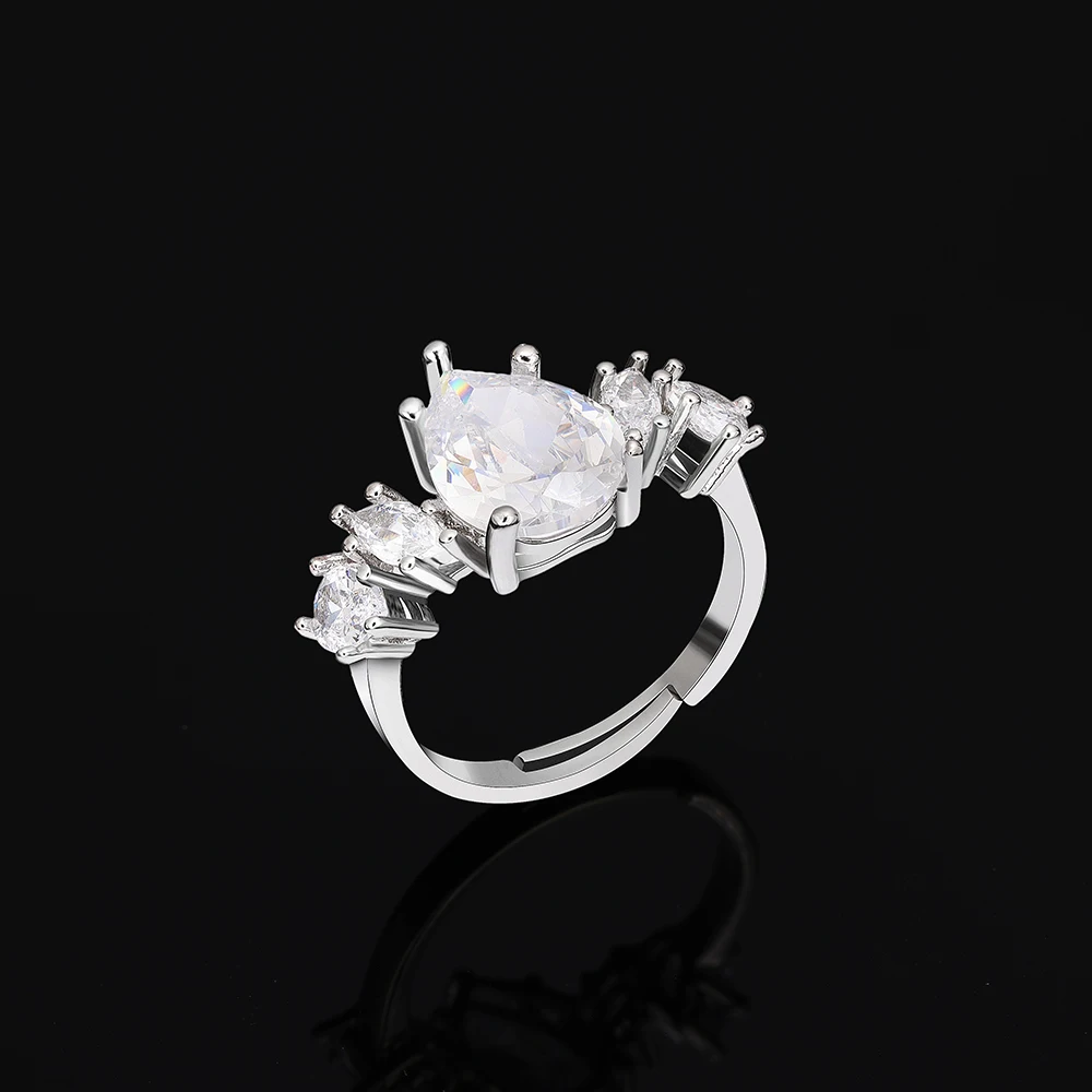 

Elegant Cubic Zirconia 4pcs Wedding Jewelry Set Women Dubai Bridal Jewelry Set Ladies Party Accessories