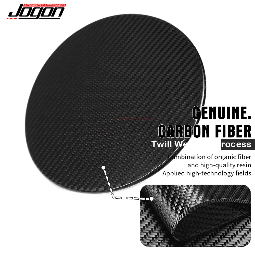 Real Carbon Fiber Fule Tank Cap For Ford Mustang GT EcoBoost Shelby 2024+ Car Exterior Accessories Oil Cover Sticker Trim