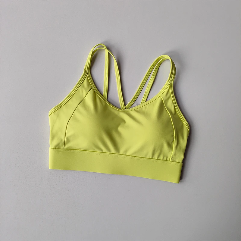 Damen Sport-BH Top Push-Up Fitness mit Polster Yoga-BH Unterwäsche Sport-Tops Aktivitäts-BHs Laufweste Fitnessbekleidung – Detail 11