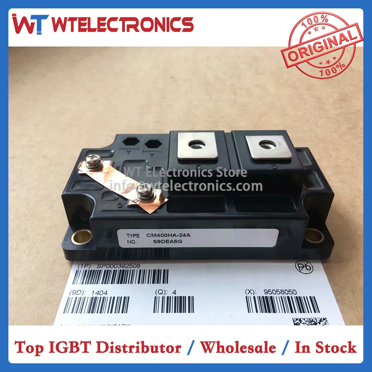 

Genuine CM400HA-24A IGBT Module CM400HA 24A CM400HA24A
