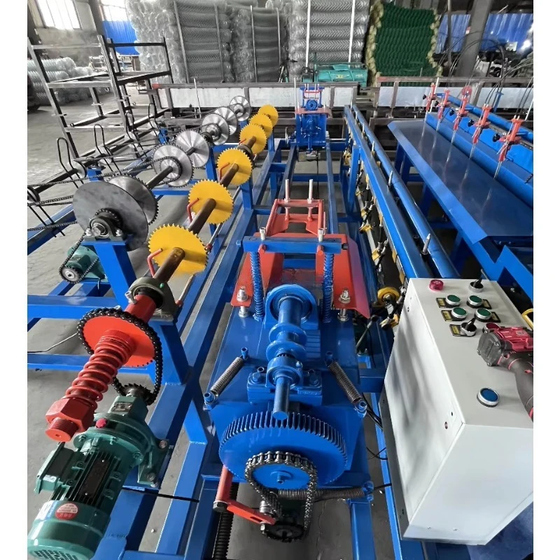 Fully Automatic Chain Link Fence Manufacturing Line With Intelligent Touch Screen Residential Boundary Screen Infrastructure