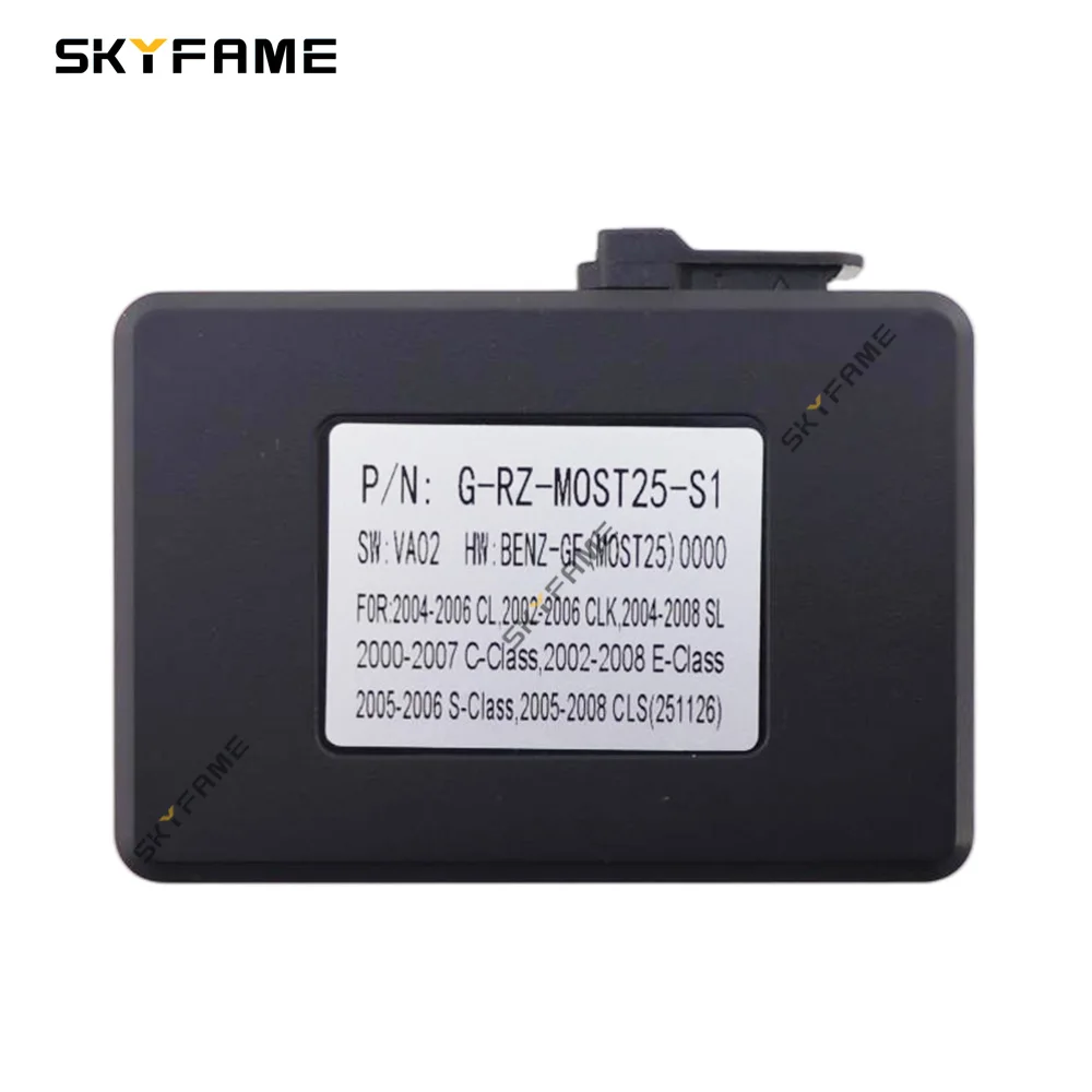 SKYFAME Car Most Aux Optical Fiber Decoder Box Amplifier Decoding Adapter For Benz CLS E SLK SL CLASS W219 W211 W171 W230
