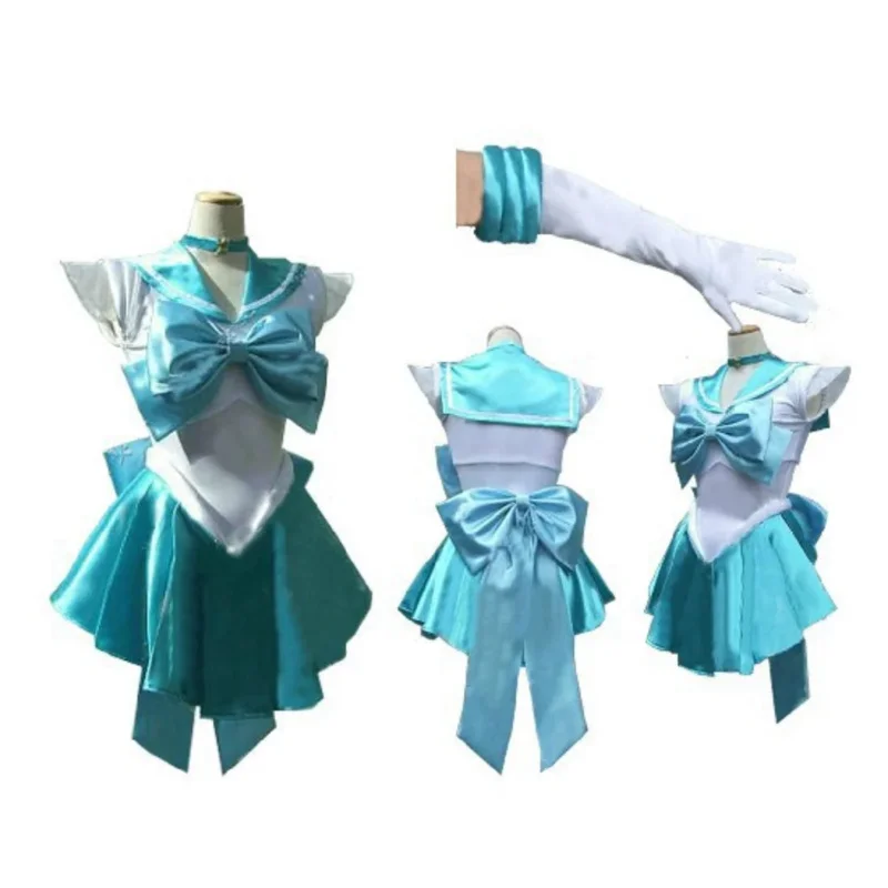 Anime Matroos Uniform Cosplay Maan Kostuums Anime Figuur Jurk Vestido Halloween Kostuums Voor Vrouwen Pak Pruik Loli Kleding Feest