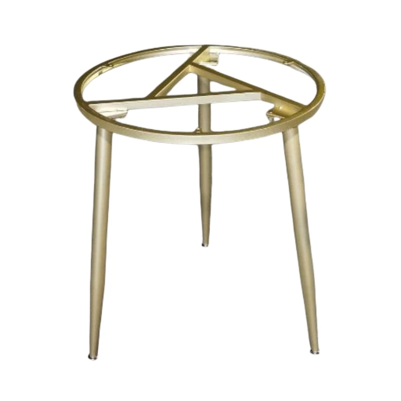 Base per tavolo da balcone in metallo personalizzabile Tavolo da pranzo moderno Supporto per gambe a doppio livello Supporto da scrivania rotondo Accessori Tavolini resistenti