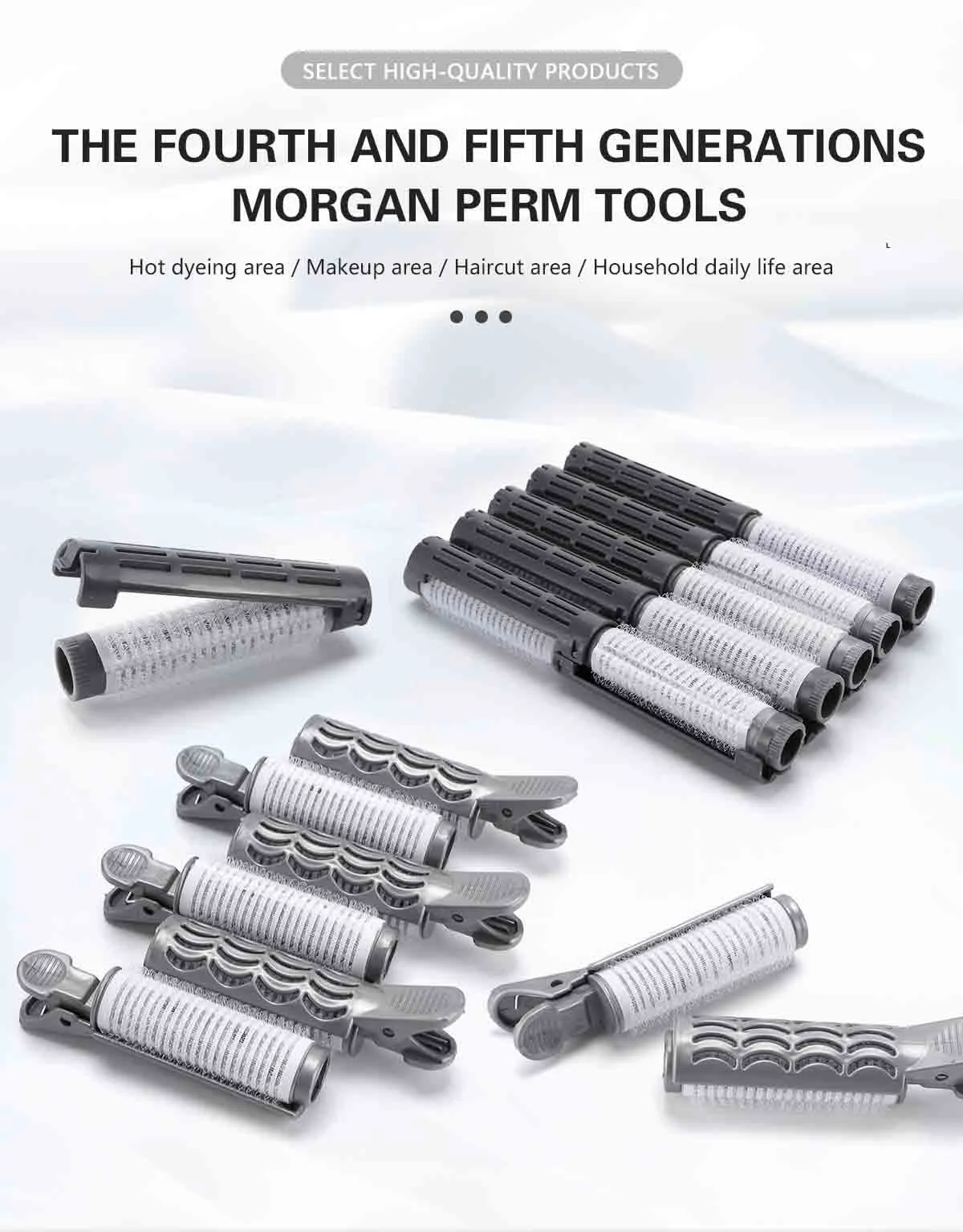 20/14Pcs Barbershop Salon Nylon Haken Schleife Lockenwickler Set Haar Wurzel Dauerwelle Stangen Bars Lockenwickler für Frauen lange Kurze Haare Dauerwelle Werkzeug – Detail 1