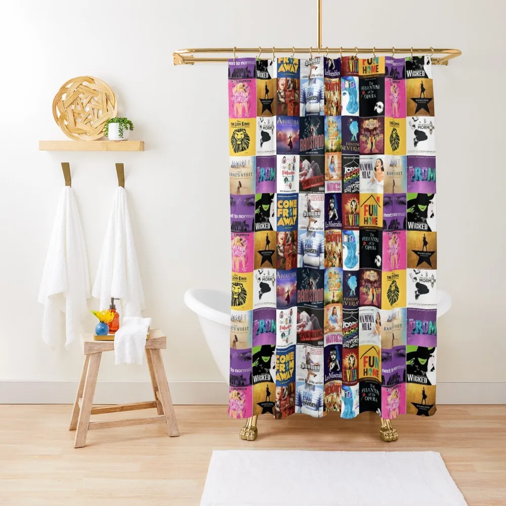 

Broadway's must sees! Shower Curtain In The Bathroom Bathroom Accessory Bathroom Fabric Curtain