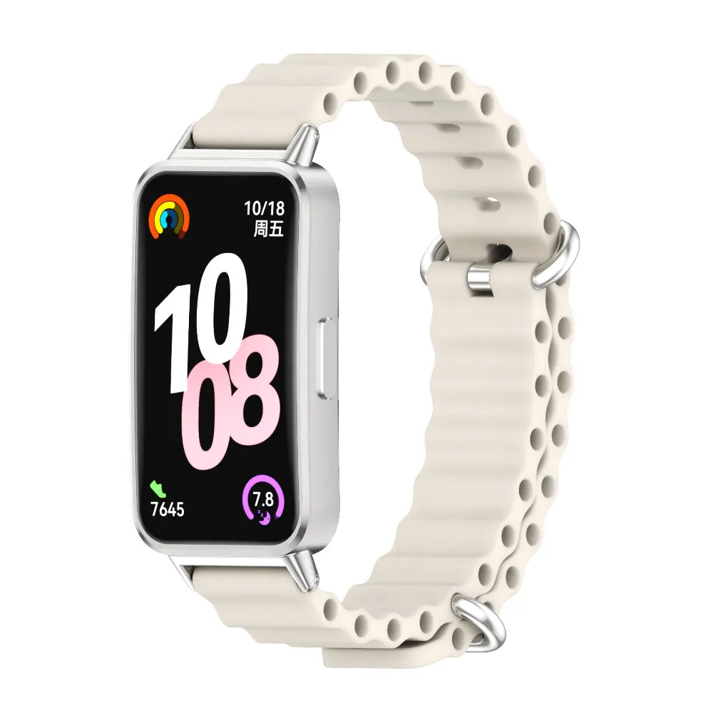 Bracelet pour Huawei Band 10 accessoires bracelet pour Huawei bande intelligente 10 9 8 bracelet de montre en Silicone pour Huawei Band 9 remplacement