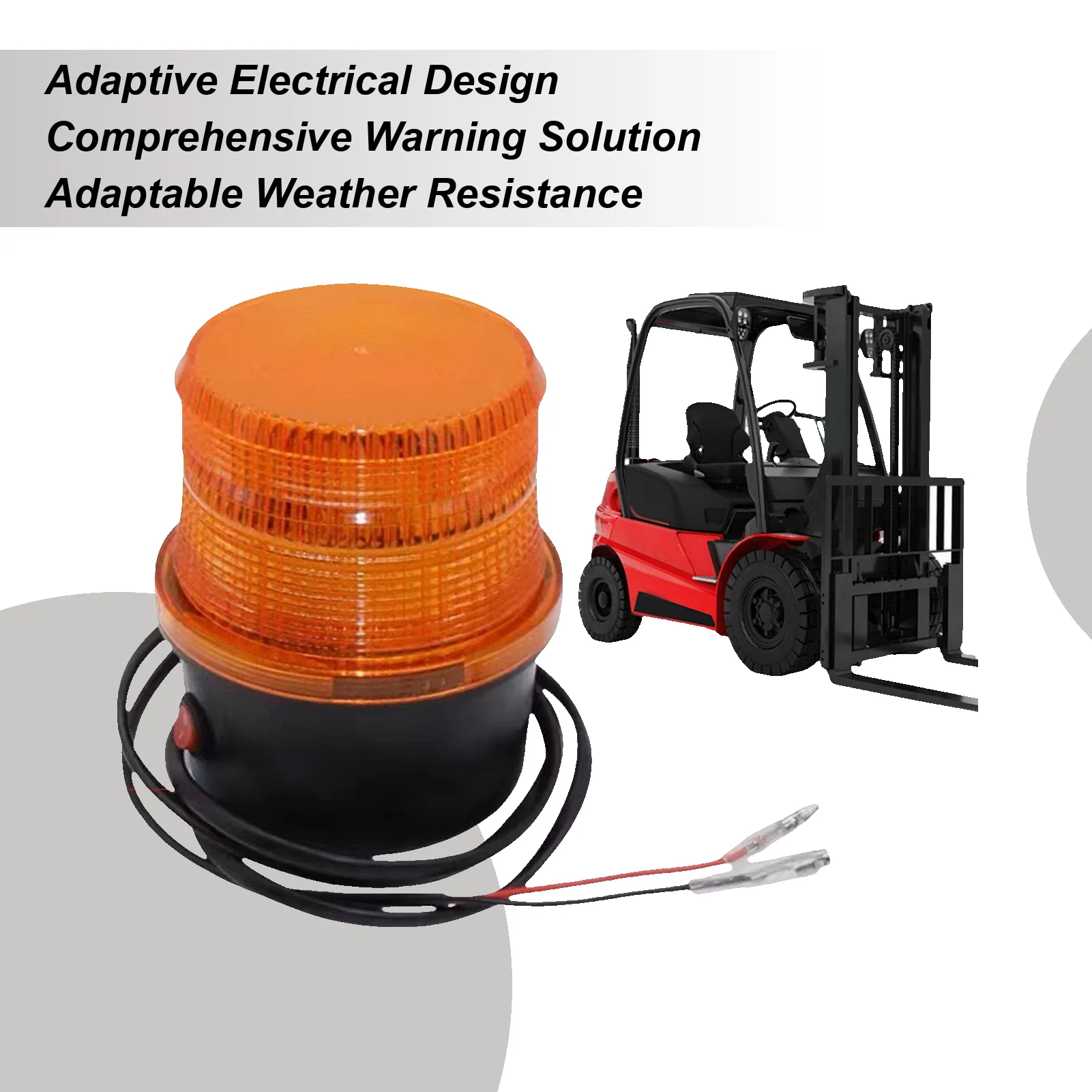 

Truck Strobe Lights DC12-72V LED Safety Alarm Lamp Strobe Warning Light For Outdoor Truck Trailor Motorcycle Airport School Bus