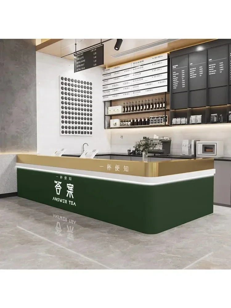 Beauty  Clothing Store Simple Bar Counter Hairdressing Nail Cashier Company Reception Counter