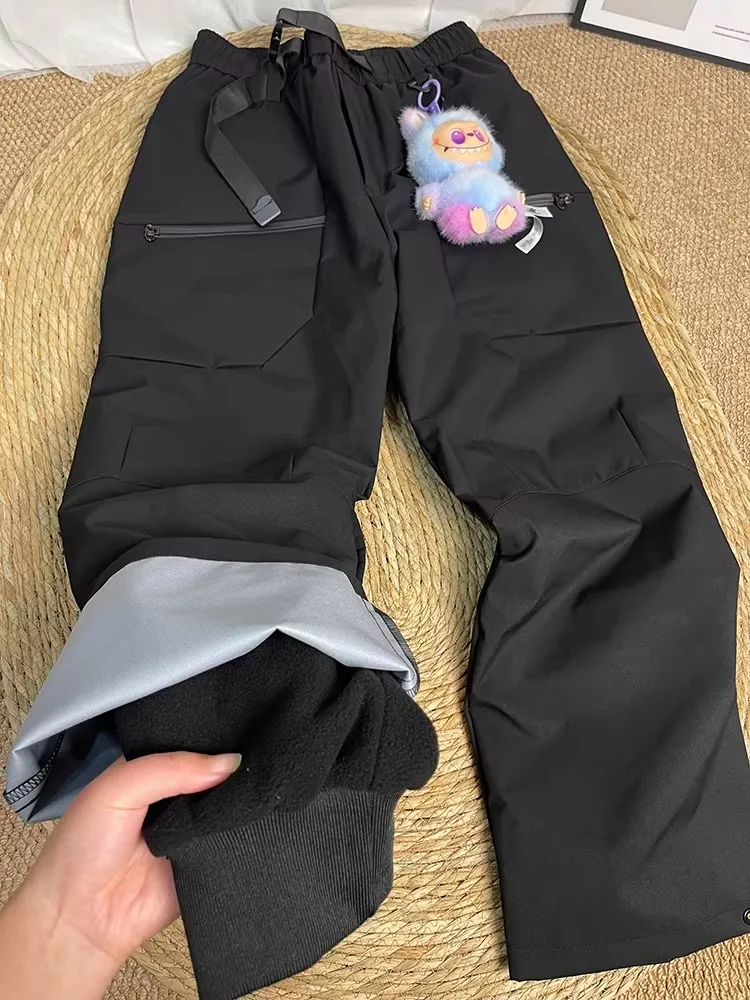 

Съемные лыжные штаны Thiened Tee-in-One, морозостойкие брюки для отдыха на открытом воздухе для зимних стран, активный отдых на свежем воздухе