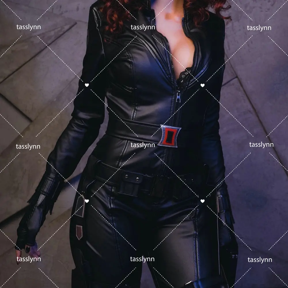 الأرملة السوداء تأثيري حلي كرنفال ناتاشا رومانوف معركة الملابس خارقة بذلة يتوهم هالوين ازياء الفيلم Endgame