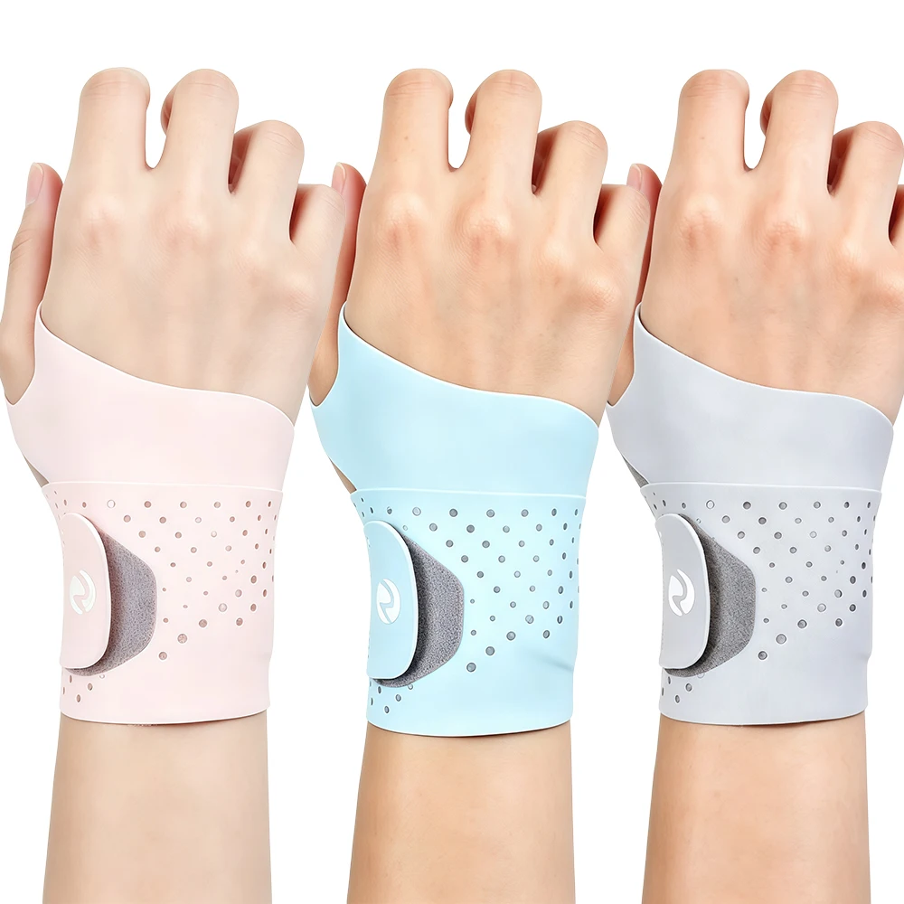 1/2Pcs Ultra-Thin Wrist Support Brace, Compression Wrist Wrap for TFCC Tear, Tendonitis, Sports, Fitness, Tennis, Night Sleeping