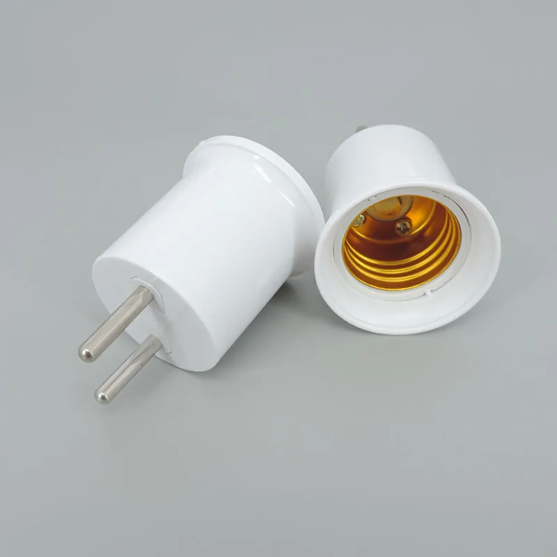 AC E26 E27 to GU24 E27 US EU power Plug Screw Lamp Holder Light Base Socket AC Adapter Converter electric connector