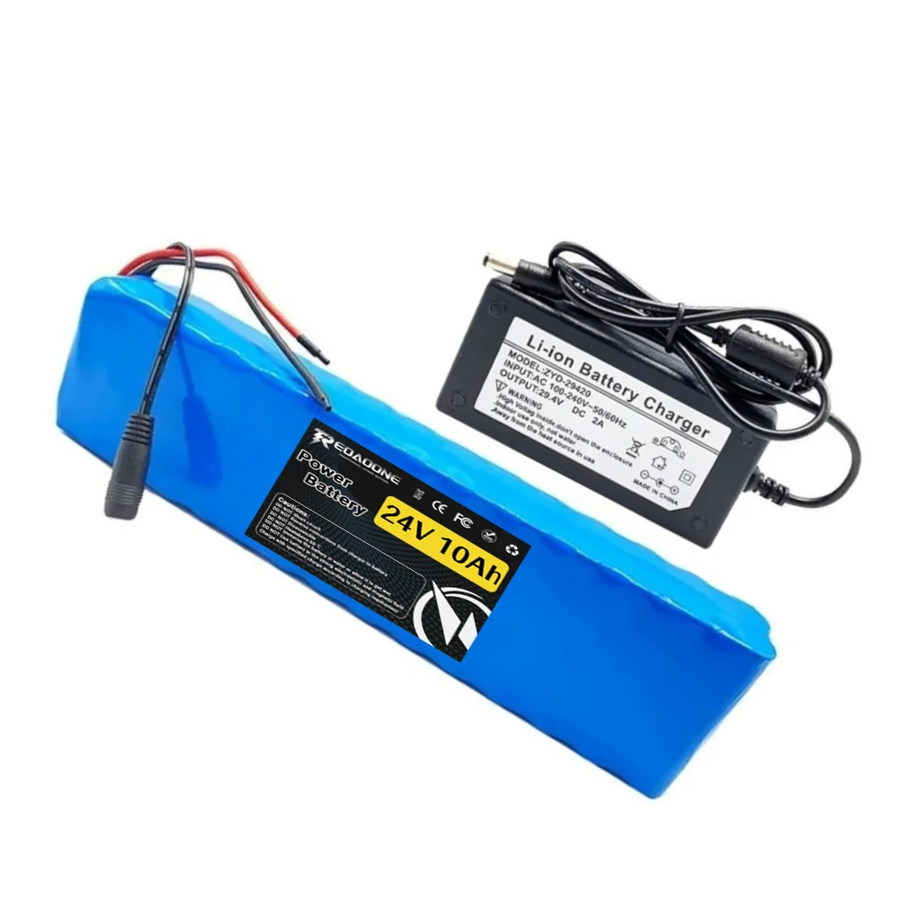 

Литиевый аккумулятор 7S3P 18650, 24 В, 10 Ач, 10000 мАч, с зарядным устройством BMS и 2 А для моторного оборудования 24–29,4 В.