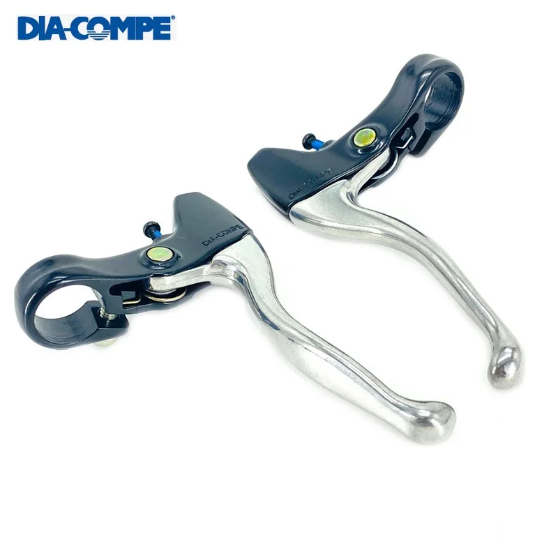 Dia-compe 3-fnger Brake Lever 22.2mm City Retro Bike Folding Bike Brake Lever For caliper/band brake and roller brake