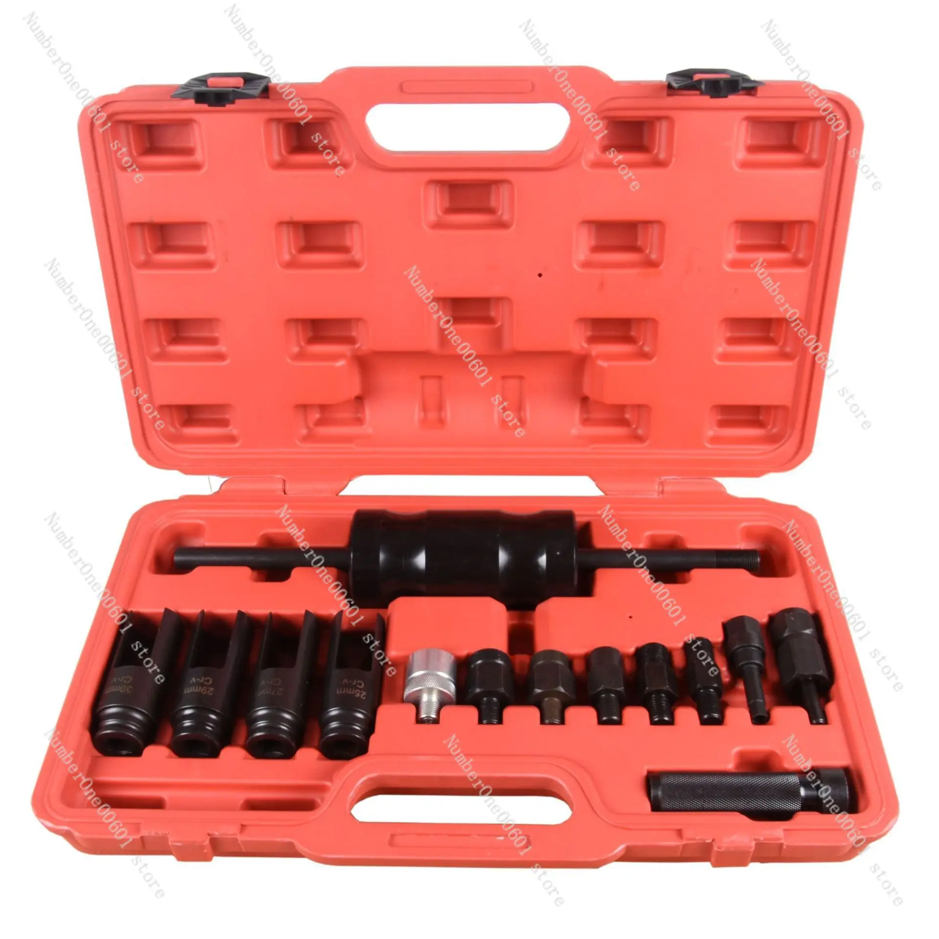 

14 Pcs Injection Puller Extractor Kit Tool For Bosch Delphi Deso Siemens Diesel Injector Remover Common Rail Adaptor SK1218