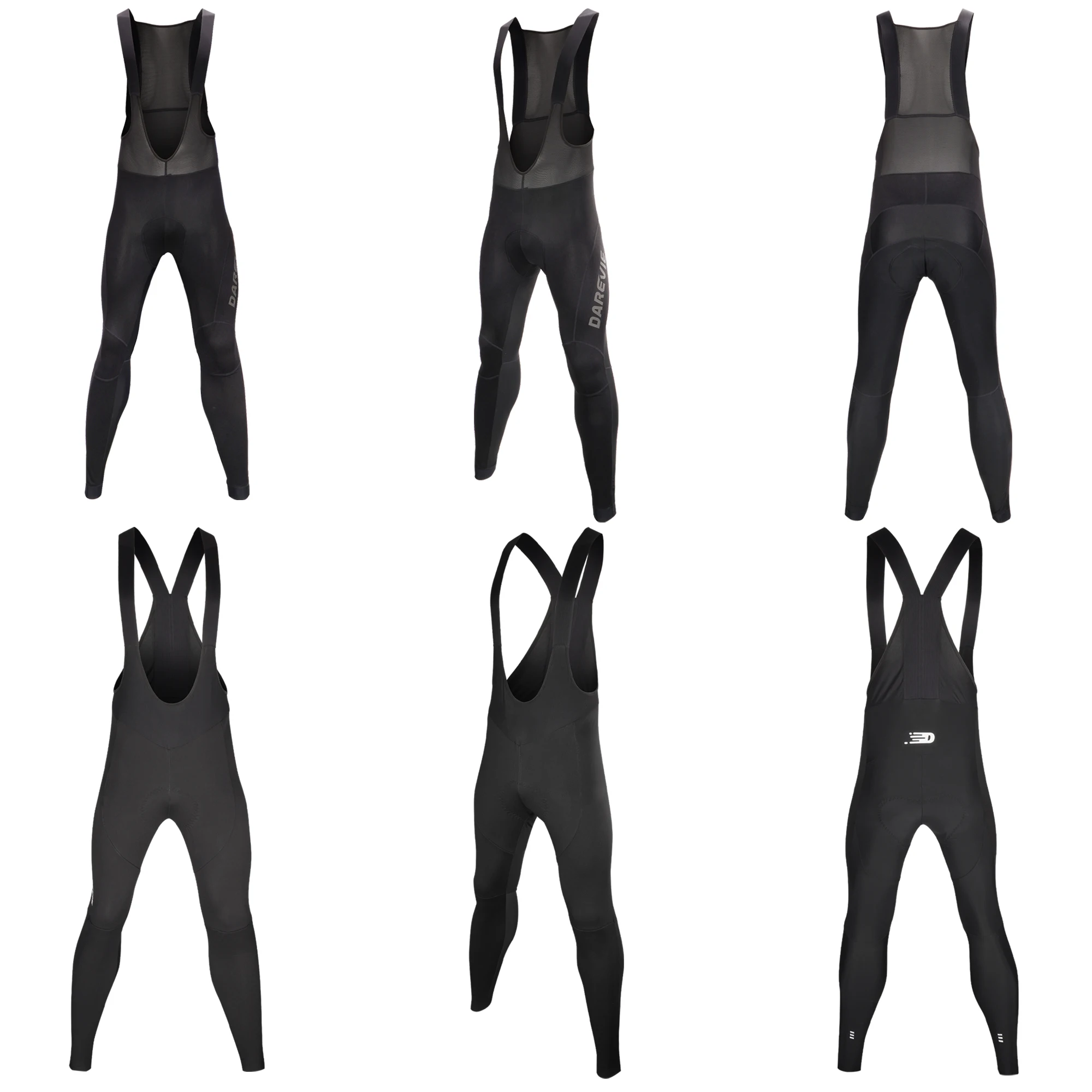 DAREVIE Pantalon de cyclisme homme hiver garder au chaud 15CM 120 kg/m3 Pad pantalon de cyclisme homme résistant à l'usure pantalon de vélo hydrofuge