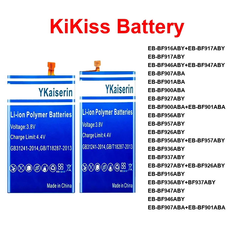 

Аккумулятор EB-BF927ABY EB-BF916ABY EB-BF917ABY 2400-2900 мАч для Samsung Galaxy Z Fold 2 3 4 5 6 1 F9000 F901 F907n W2020 5G 2020