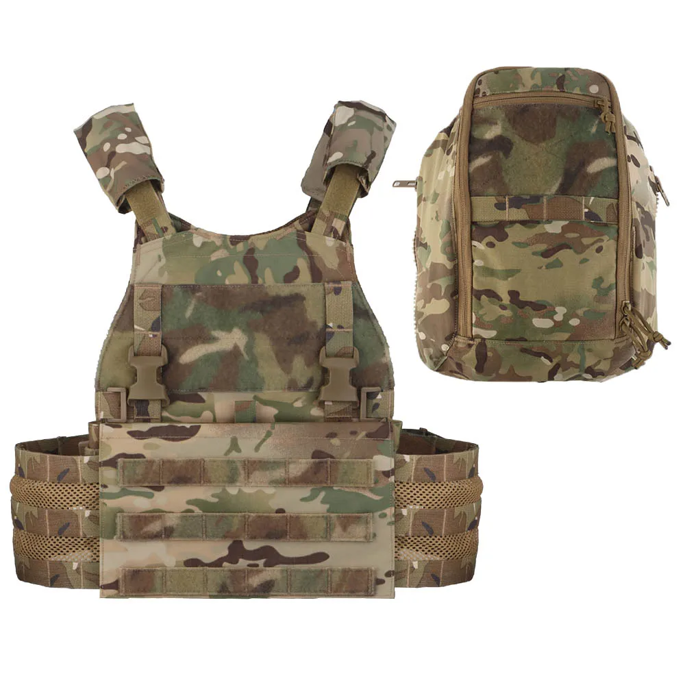 

Tactical Beetle Vest With Backpanel Bag Multifunctional Outdoor Hunting Shooting Airsoft Vest Plate Carrier Protective Equipment