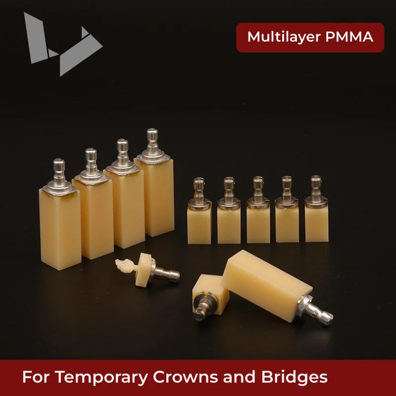 

Dental Multilayer PMMA CAD Blocks C14 B40 Block Cerec Bleached Blocks Fits Sirona MCXL CEREC 3