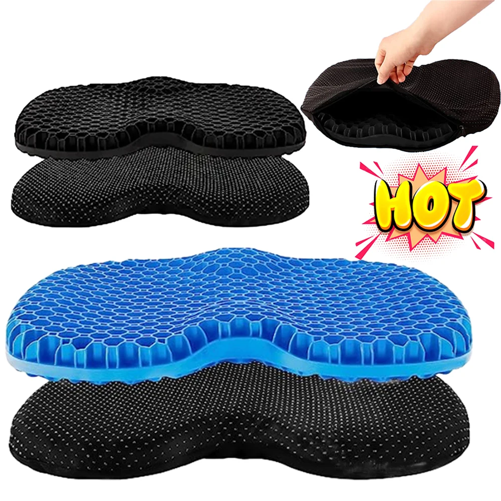 

Anti Slip Padded Kayak Gel Seat Cushion with Non-Slip Cover Thick Waterproof Pad for Kayaking Fishing Boat Rafting Accessories