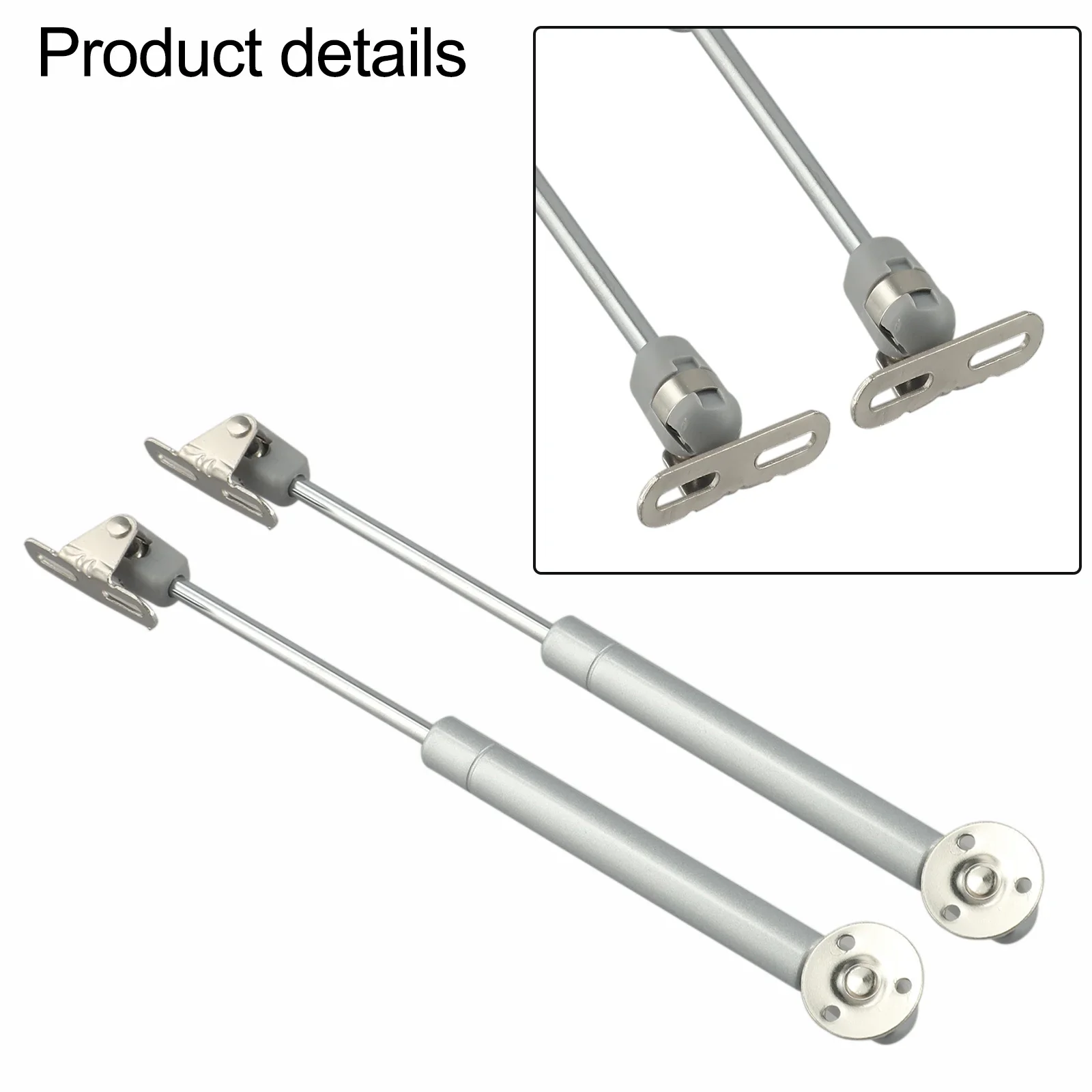 2pcs Cabinet Door Gas Struts For Flip Door Steam Pressure Rod Hydraulic Support Rod Snap-on Installation Household Spare Parts