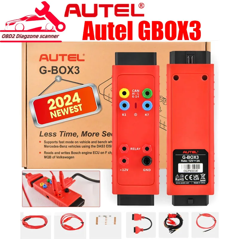 Autel G-BOX3 G-BOX2 strumento programmatore di programmazione chiave G BOX 2 per Benz per BMW tutto il lavoro perso chiave con MaxiIM