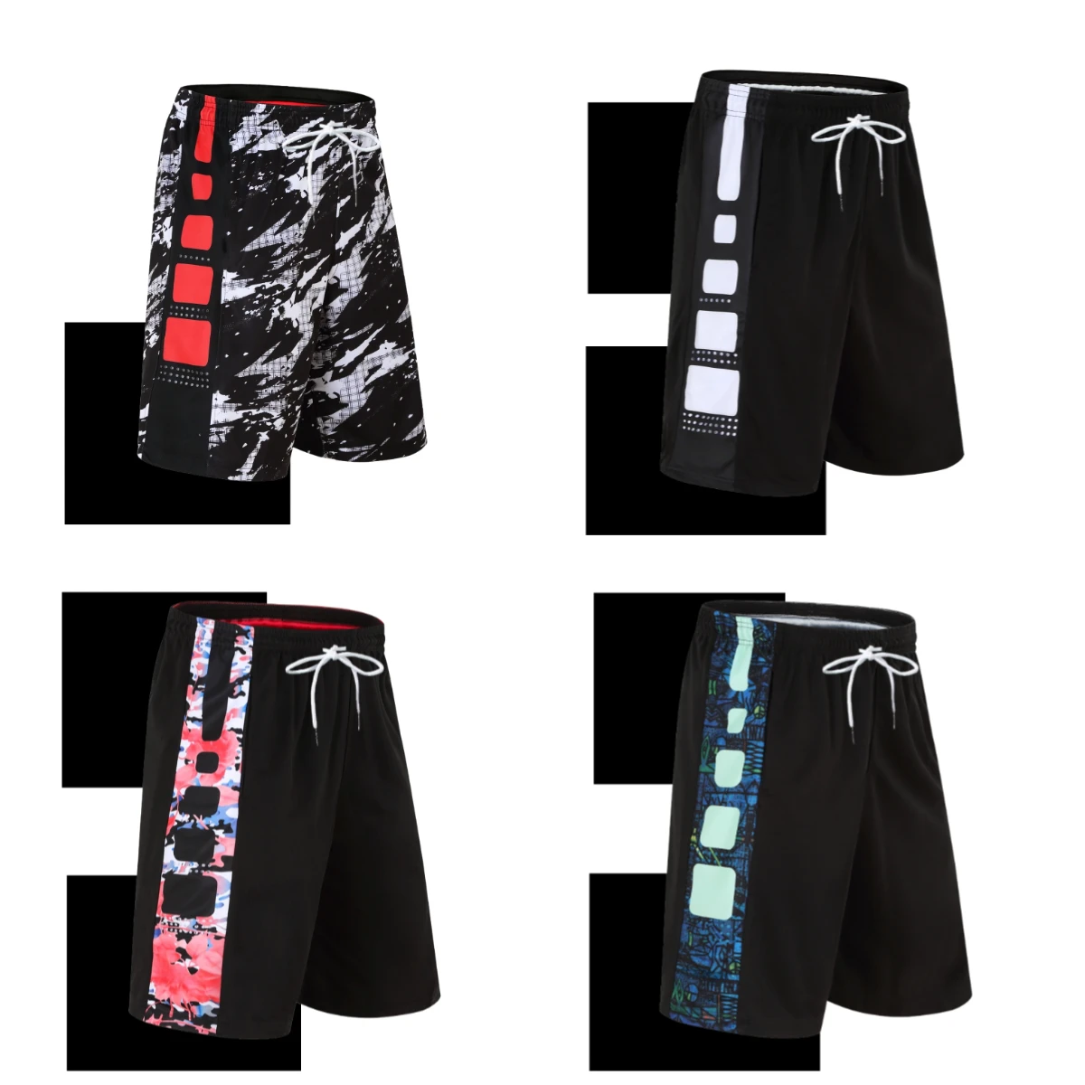 

2025 Hot-selling New Fashion Trend Comfortable Basketball Shorts Outdoor Training Casual Breathable Quick Drying Shorts