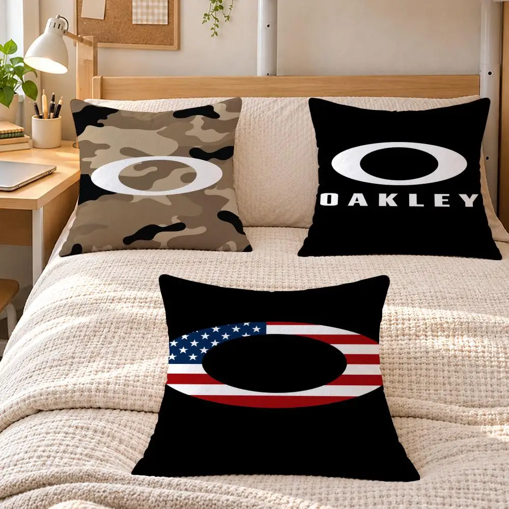Brand Eyewear O-Oakley Cushion Cover Soft Short Plush Sofa Bedroom Den Car Dorm Decor Gifts