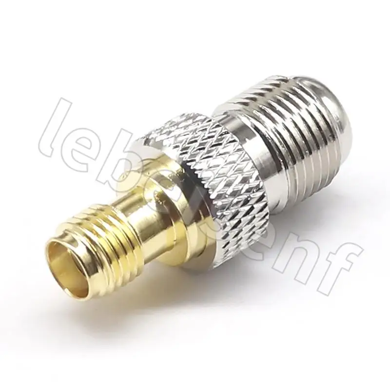 SMAK/FK Coaxial RF Adapter All Copper SMA Female to F Female High Frequency Adapter F inch