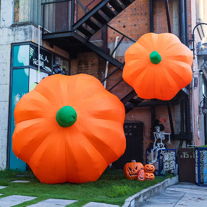 Giant Premium Halloween Inflatable Pumpkin Decorations with Blower Blow up Halloween Decorations Outdoor Toys Yard Lawn Party