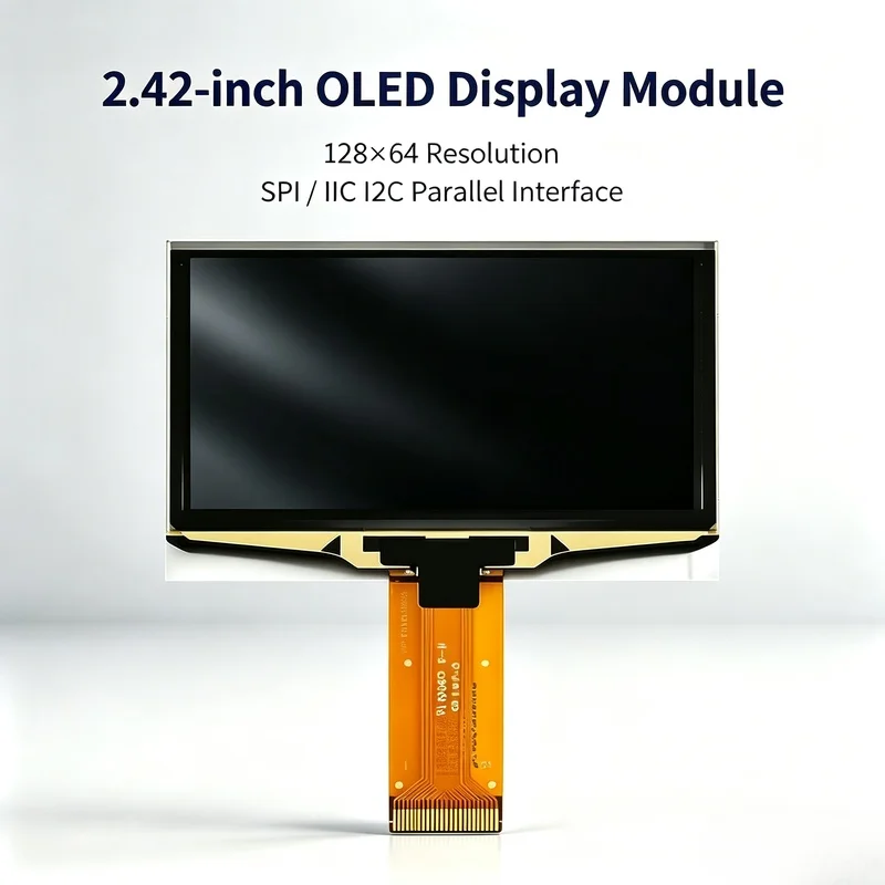 2.42 Inch OLED LCD Display Module 2.42 LED Screen 128*64 128X64 SPI/IIC I2C Parallel Interface SSD1309 White Blue Yellow Green