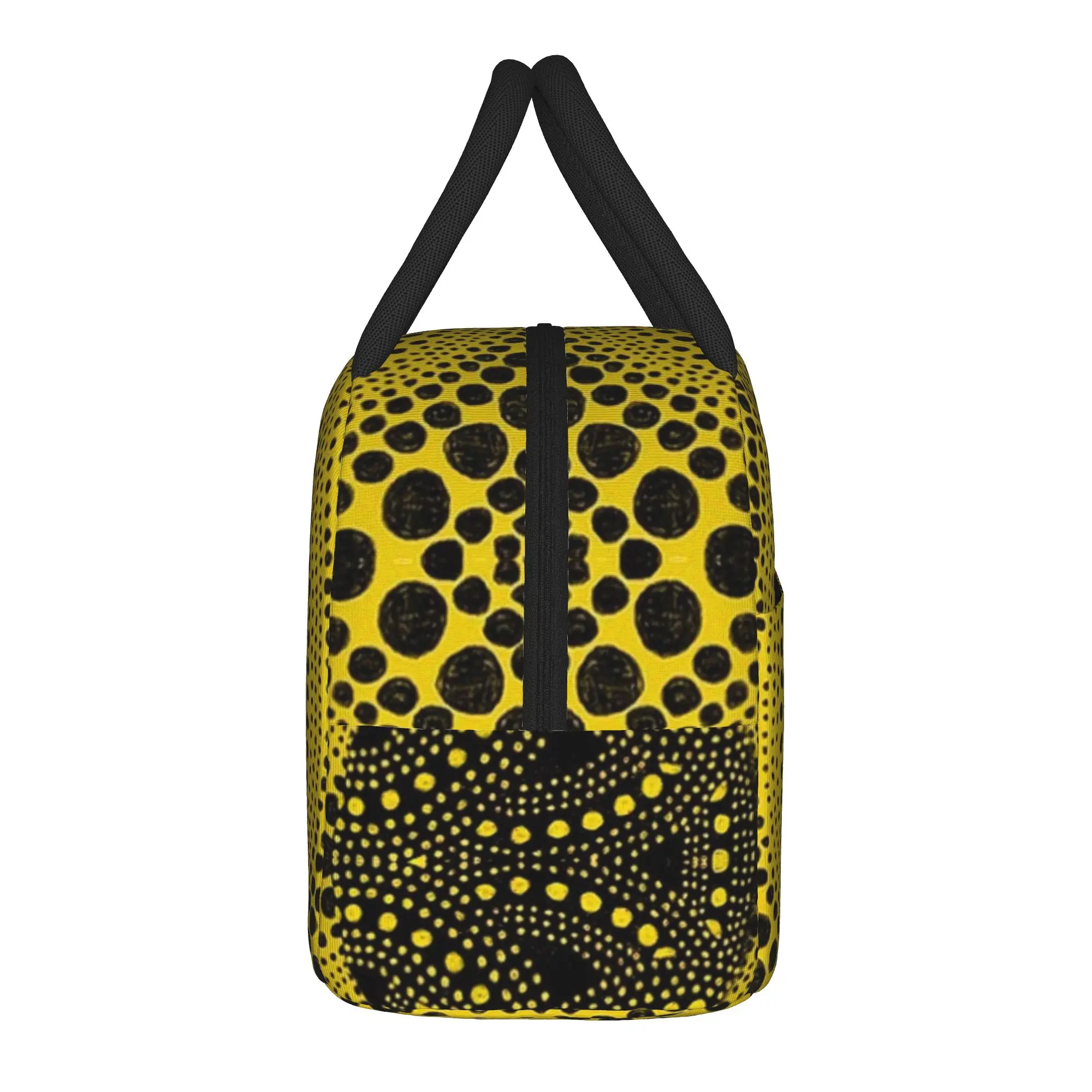 Yayoi Kusama Mystery Insulated Lunch Bags Large Japanese Artist Reusable Cooler Bag Tote Lunch Box Office  Outdoor Food Bag