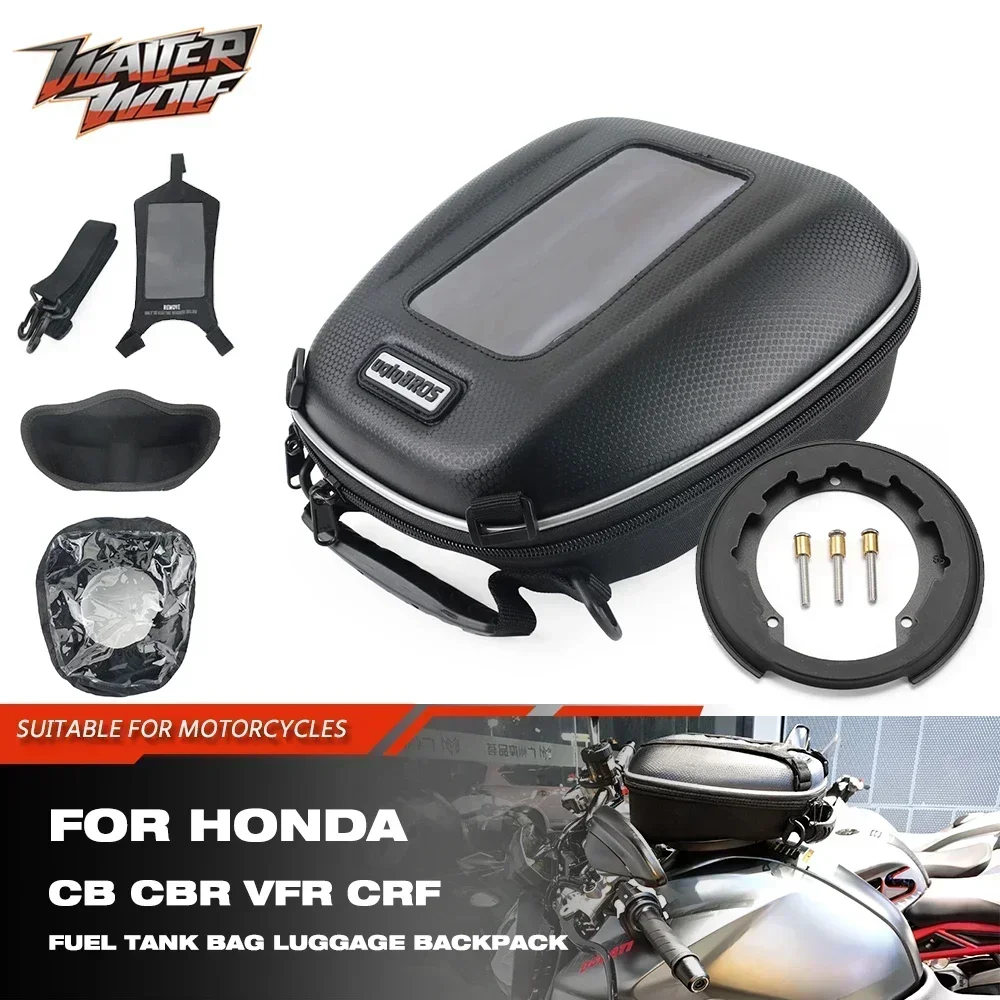 Motorcycle Luggage Tank Bags For Honda CB500 CB400 CB650F CB650R CBR650 CBR1000 CB1000R CB300R CB150R CB750 VFR CRF CBR CRF1100