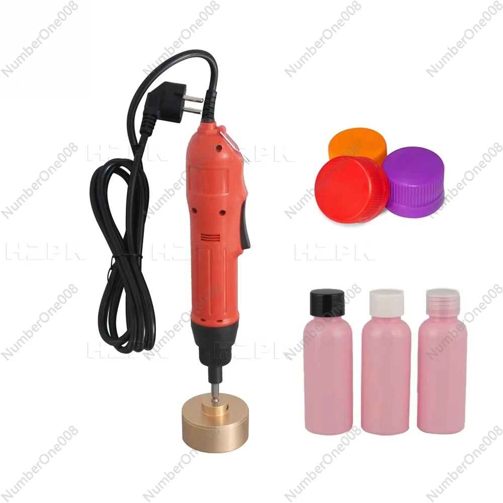 

Manual electric portable screw capping machine/hand-held rotary capping machine for turning round light slides