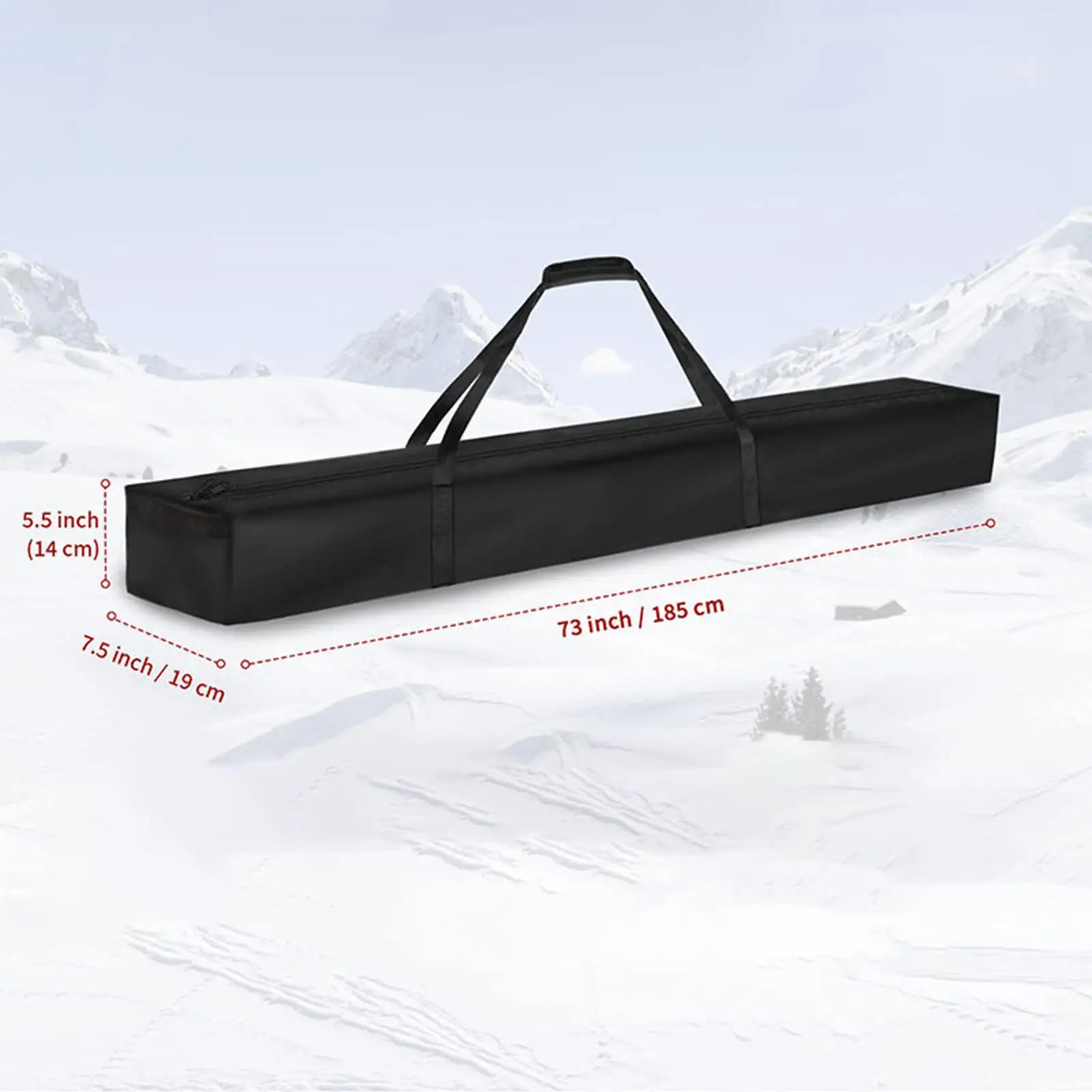 

Ski Bag Ski Travel Bag Water Resistant Protection Ski Sleeve Ski Carry Bag for Outdoor Activities Skiing Skating Equipment