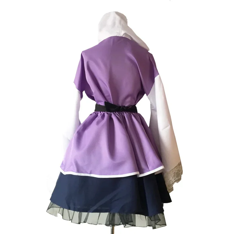 Anime Lolita traje cosplay para mulheres, Shippuden, Hyuga Hinata, reversão sexual, quimono, vestidos femininos, estilo Japão