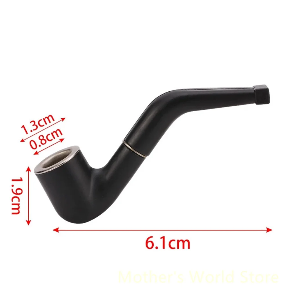 1 Pcs Pipe Black Hookah Durable Mini Delicate Smoking Pipe Tobacco Pipe Smoke Mouthpiece Tobacco Pipes Cigarette Holder