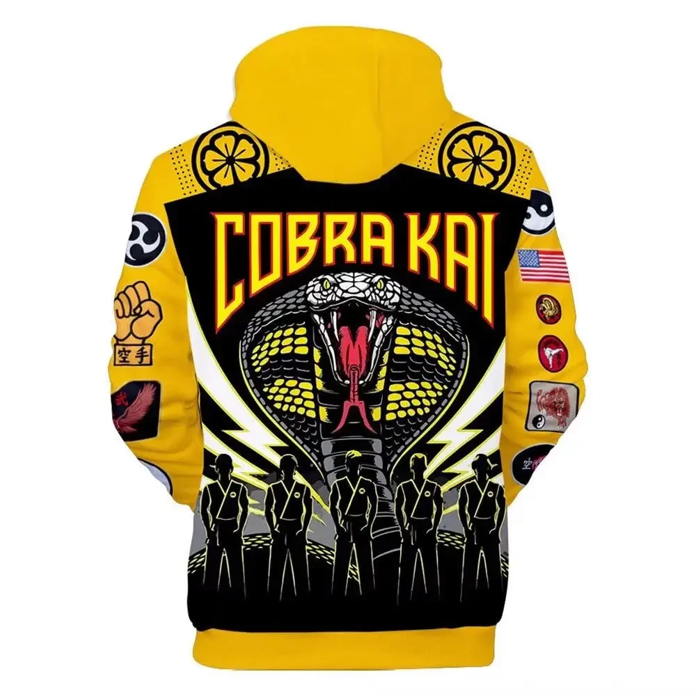 Cobra Kai Hoodies Men Women Fashion Popular Sweatshirt Streetwear Hip Hop Hoody Autumn Winter Pullover Casual Harajuku Hoodies