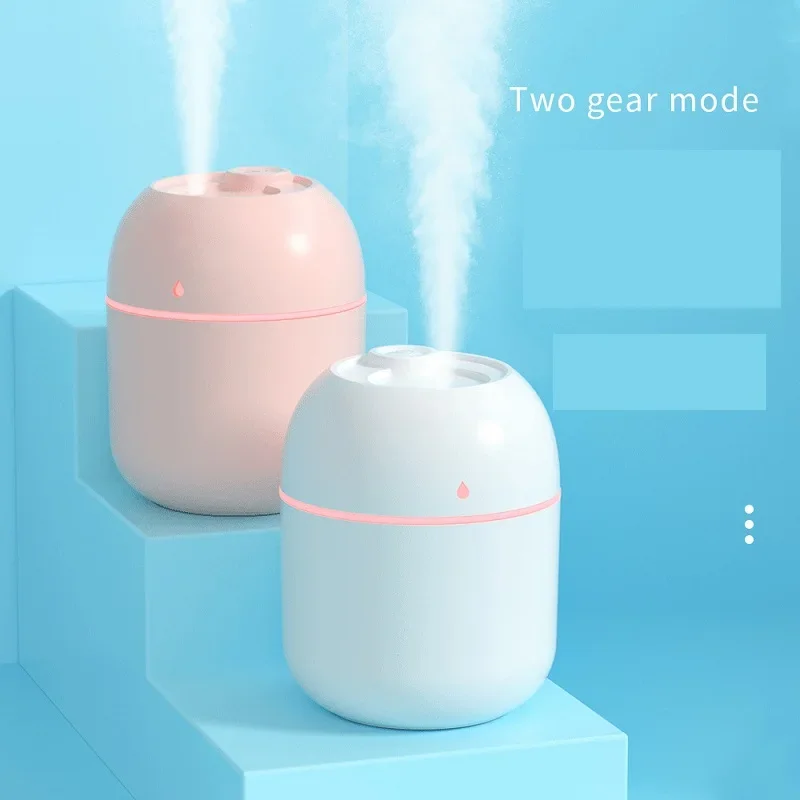 220ML Mini Air Humidifier USB Aroma Essential Oil  For Home Car Ultrasonic Mist Maker with LED Night Lamp